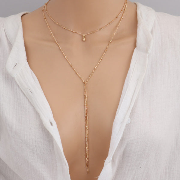 Vintage Clavicle Necklace-Chic Simple Necklace-Elegant Clavicle Necklace-Fashionable Simple Necklace
