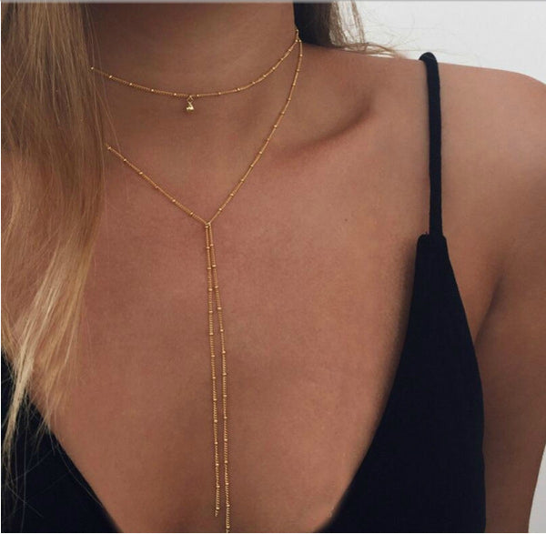 Vintage Clavicle Necklace-Chic Simple Necklace-Elegant Clavicle Necklace-Fashionable Simple Necklace