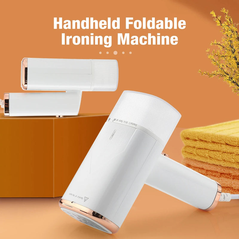 Portable Handheld Steam Iron 1KW Folding Mini Garment Hanging Steamer Clothes Ironing Wet Dry Ironing Machine For Home Travel
