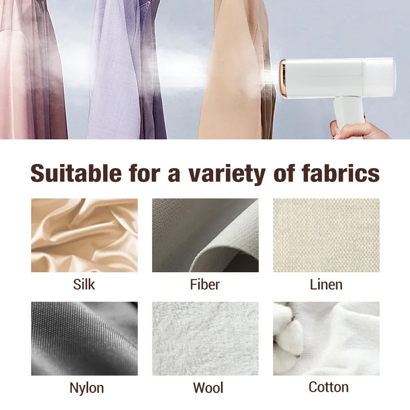 Portable Handheld Steam Iron 1KW Folding Mini Garment Hanging Steamer Clothes Ironing Wet Dry Ironing Machine For Home Travel