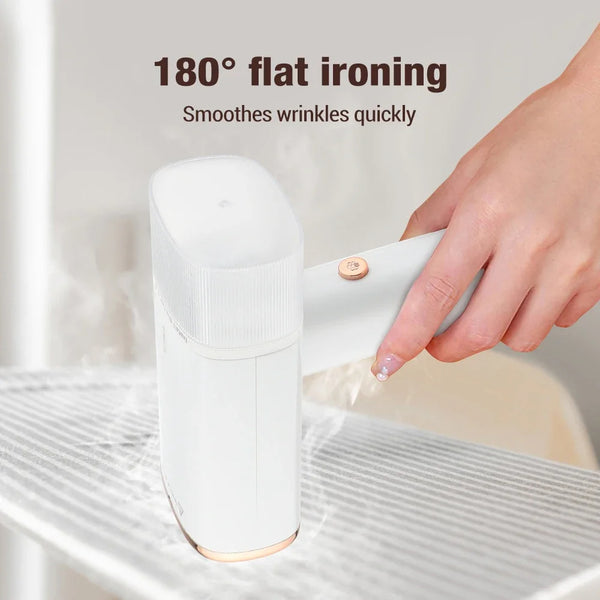 Portable Handheld Steam Iron 1KW Folding Mini Garment Hanging Steamer Clothes Ironing Wet Dry Ironing Machine For Home Travel