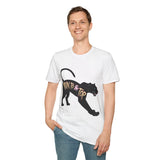 Motivational Panther T-Shirt, Unisex Softstyle Tee, Fitness Apparel, Inspirational Gift, Running Shirt, Casual Wear