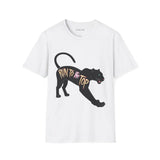 Motivational Panther T-Shirt, Unisex Softstyle Tee, Fitness Apparel, Inspirational Gift, Running Shirt, Casual Wear